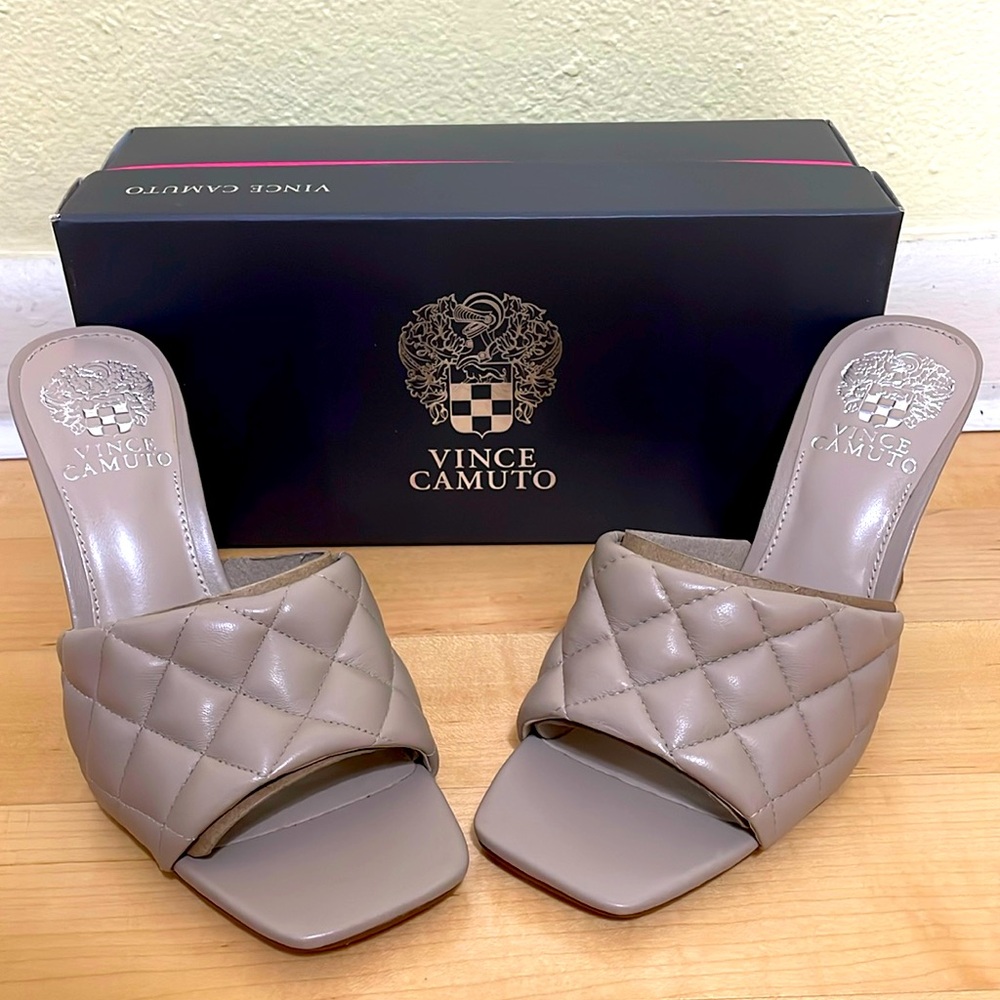 Almond Beige Vince Camuto heels